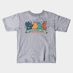 Cryptid Support Group - We Believe in Each Other Kids T-Shirt